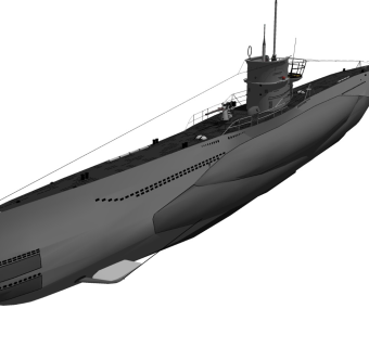 精细船只军事模型军舰 航母 潜水艇 (31)